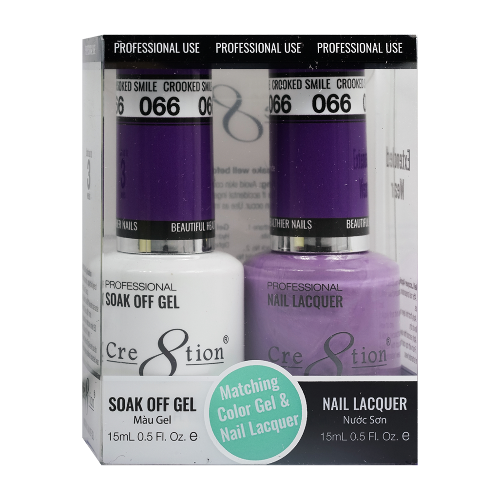 Cre8tion Matching Color Gel & Nail Lacquer 66 Deception is Inception - Lamaisononlinestore