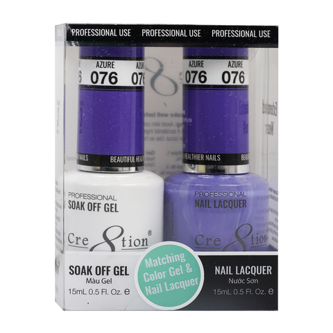 Cre8tion Matching Color Gel & Nail Lacquer 76 Tweet About it - Treasure4nails
