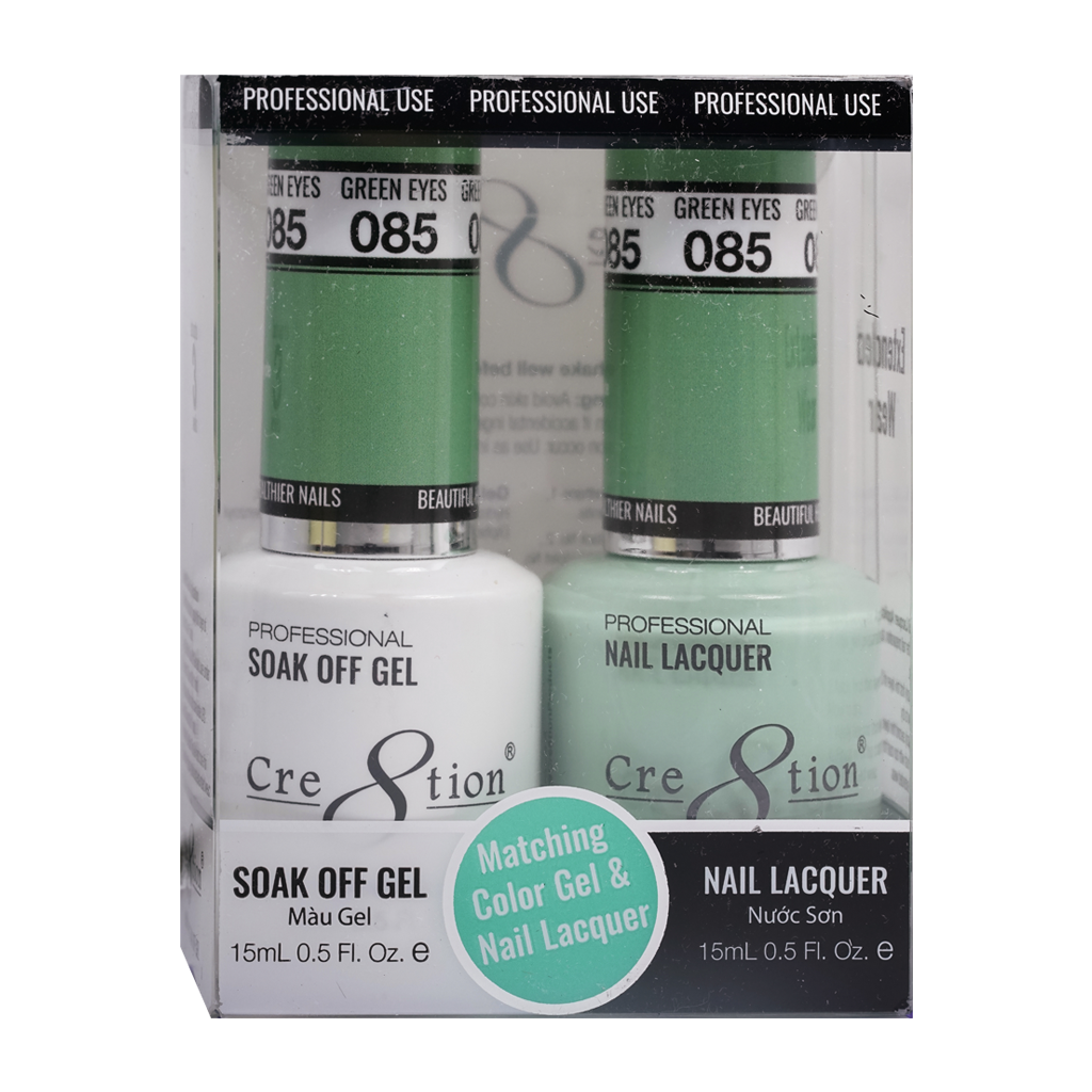 Cre8tion Matching Color Gel & Nail Lacquer 85 Gemini - Treasure4nails