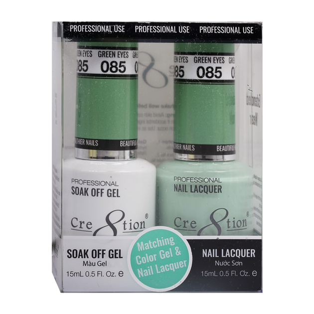 Cre8tion Matching Color Gel & Nail Lacquer 85 Gemini - Treasure4nails