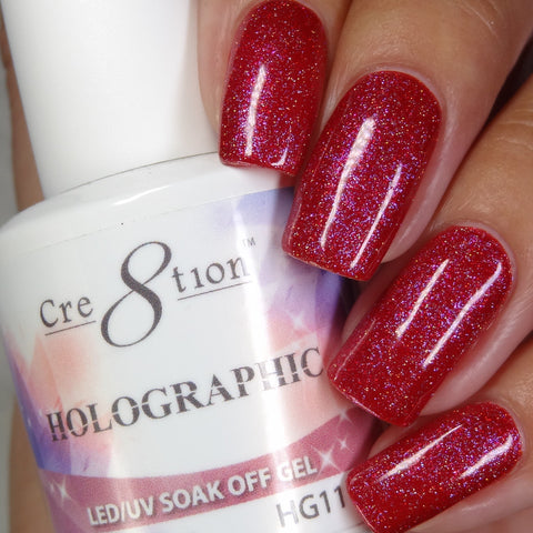 Cre8tion - Holographic Soak Off Gel .5oz HG11