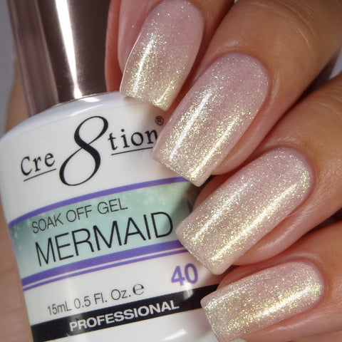 Cre8tion - Mermaid Soak Off Gel .5oz MM40