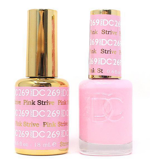 DND - Matching Color Soak Off Gel - DC Collection - DC269 PINK STRIVE