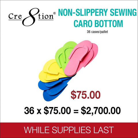 Cre8tion Non-Slippery Sewing - Caro Bottom - 36 cases/pallet