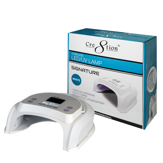 Cre8tion - Signature Professional Cordless LED/UV Lamp - White
