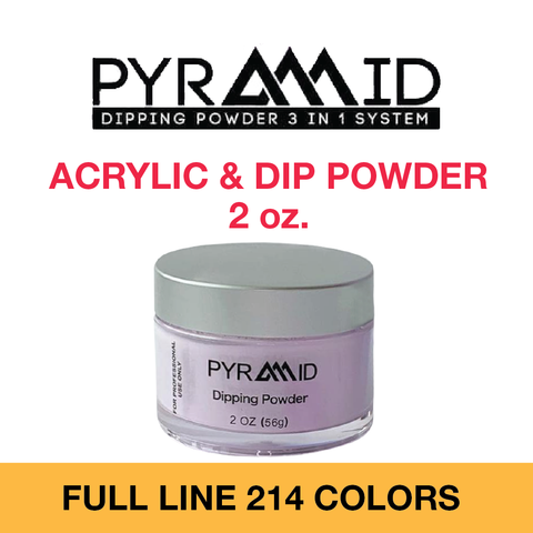 Pyramid Acrylic & Dip powder 2 oz Full Set 214 colors