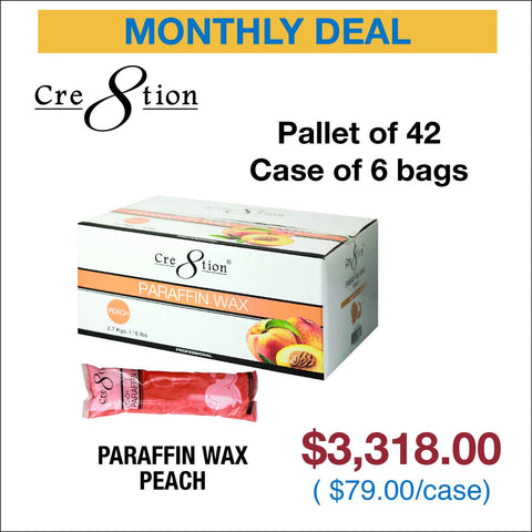 Cre8tion Paraffin Wax - Pallet of 42 Cases , Case of 6 bags