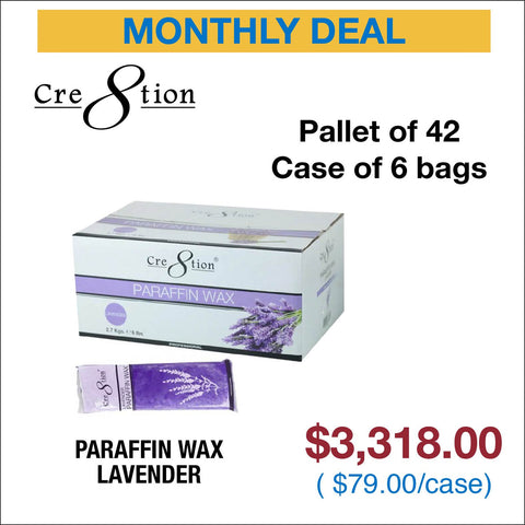 Cre8tion Paraffin Wax - Pallet of 42 Cases , Case of 6 bags