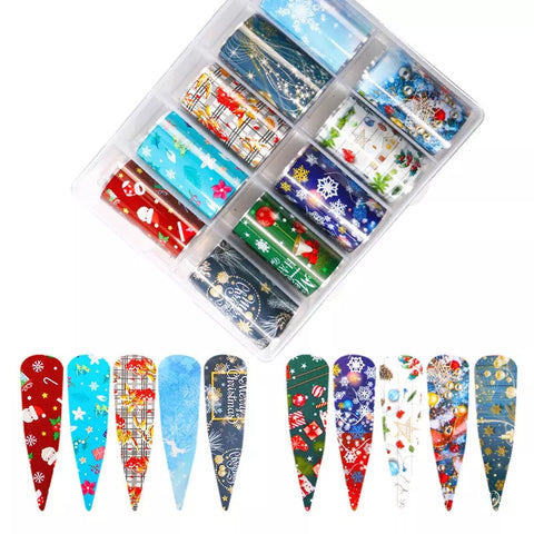 Nail Foil Transfer Design In Xmas Holiday Collection Buy 1 get free Cre8tion Nail Foil Transfer 0.5oz