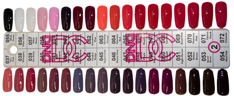 DND - Matching Color Soak Off Gel - DC Collection - FULL SET 144 Colors - $5.5/each