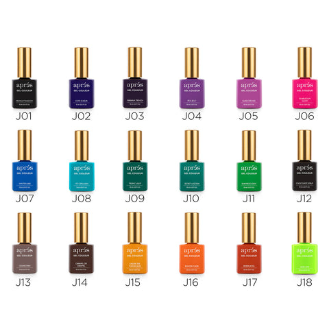 Apres - Gel Couleur Bundle - 18 colors #J