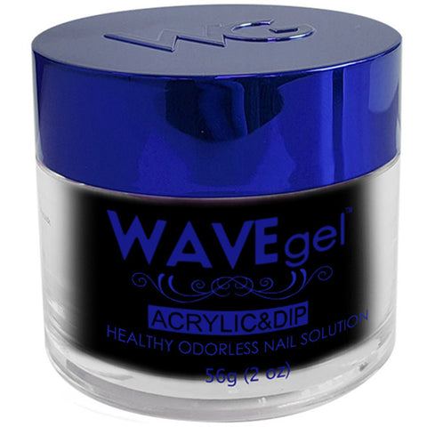 Wave Royal Collection - Gel Acrylic/Dipping Powder 2 oz. / #WR002 Black Envy
