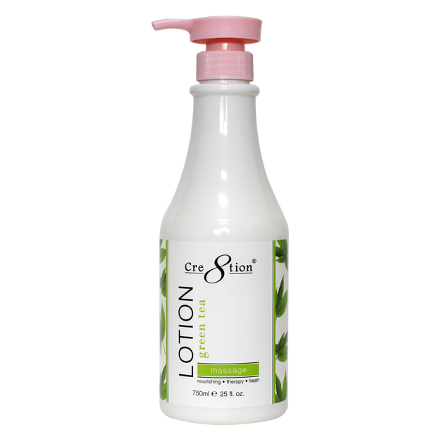 Cre8tion Hand & Body Lotion - Green Tea 25oz - 12 pcs/case