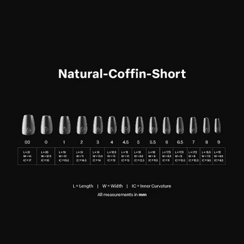 Apres Gel-X Tips 2.0 - Natural Coffin 600pcs
