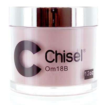 Chisel Nail Art - Dipping Powder - Pink & White Collection - OM18B - Refill 12oz