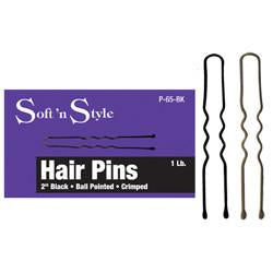 Soft 'n Style - Black Hair Pins