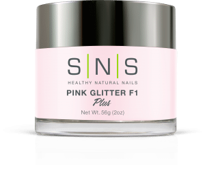 SNS Dipping Powder Pink Glitter F1