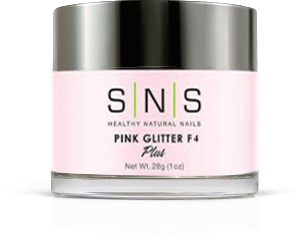 SNS Dipping Powder Natural Pink Glitter F4