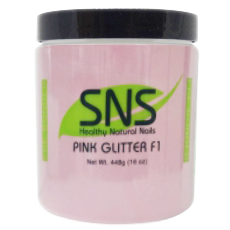 SNS Dipping Powder Pink Glitter F1