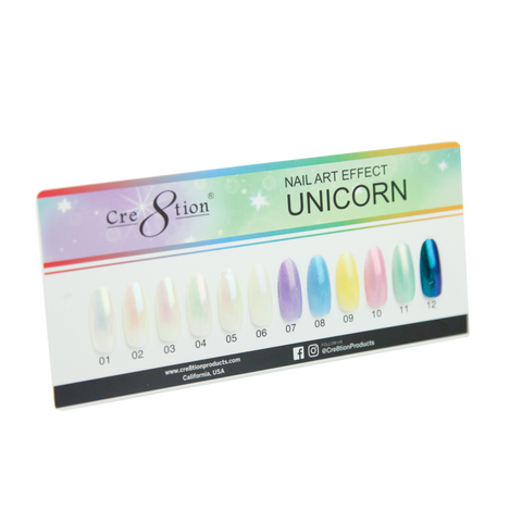 FULL SET - Cre8tion - Nail Art Unicorn Effect - 12 Colors - Lamaisononlinestore