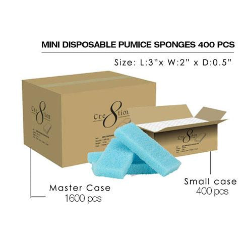 Cre8tion Mini Disposable Pumice Sponges - Pallet $95/ Case )
