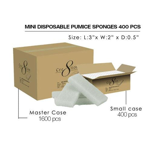 Cre8tion Mini Disposable Pumice Sponges - Master Case