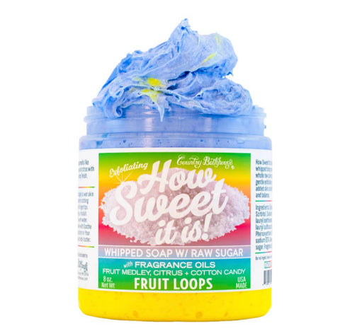 How Sweet It Is Whipped Soap with Raw Sugar - Fruit Loops