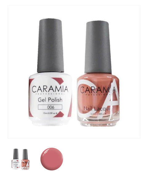 #003 -Caramia Gel Polish & Matching Nail Lacquer Duo Set - 0.5oz