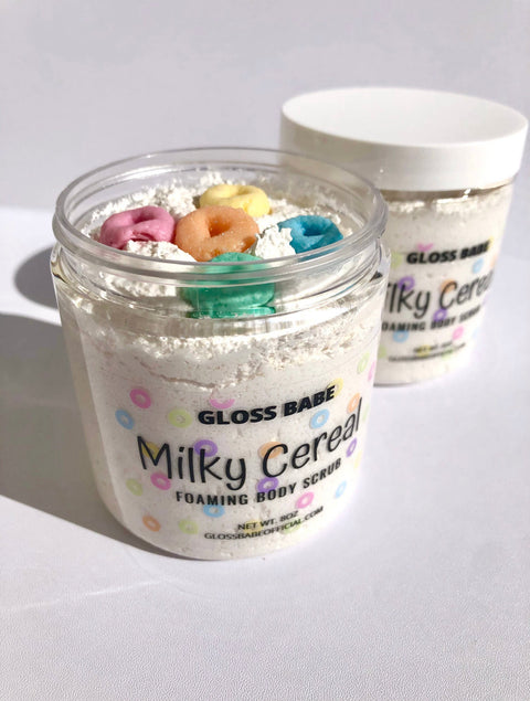 Milky Cereal Foaming Body Scrub 8oz