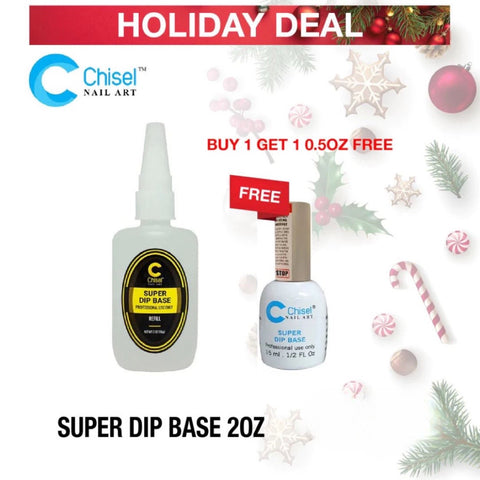 Chisel Super Dip Base 2oz - Buy 1 Get 1 0.5oz Free