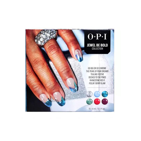 OPI Soak off Gel - Holiday 22 Jewel Be Bold Collection Add-on kit #1 - 6 Colors