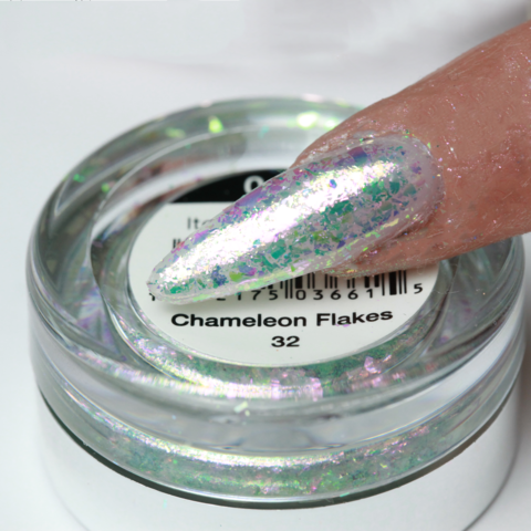 Cre8tion - Nail Art Effect - Chameleon Flakes - C01/ 36 Colors - 0.5g - Lamaisononlinestore