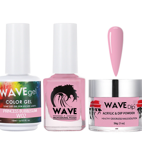 #002 Wave Gel Simplicity Collection-3 in 1 Matching Trio Set