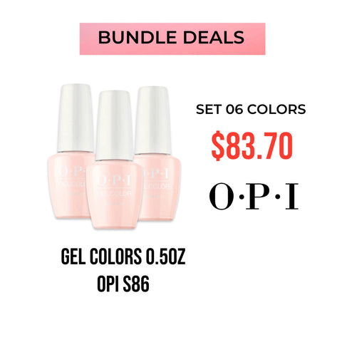 OPI Gel Colors - Bubble Bath - GC S86 - 6pcs/pack