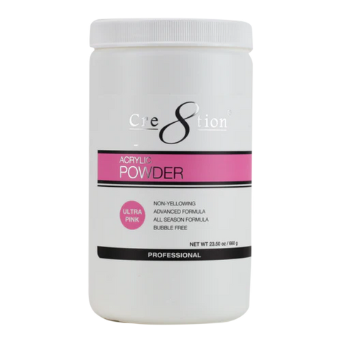 Cre8tion - Acrylic Powder - Pinker (Transparent) 23.5 oz.