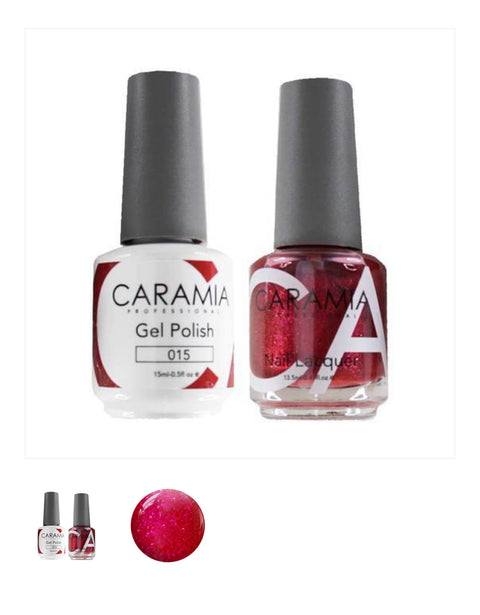 #015 -Caramia Gel Polish & Matching Nail Lacquer Duo Set - 0.5oz