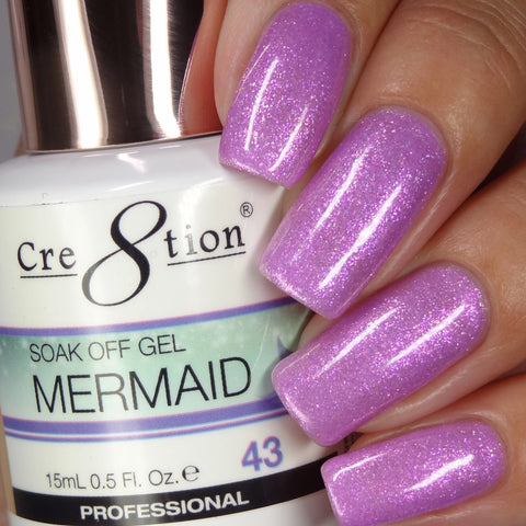 Cre8tion - Mermaid Soak Off Gel .5oz MM43