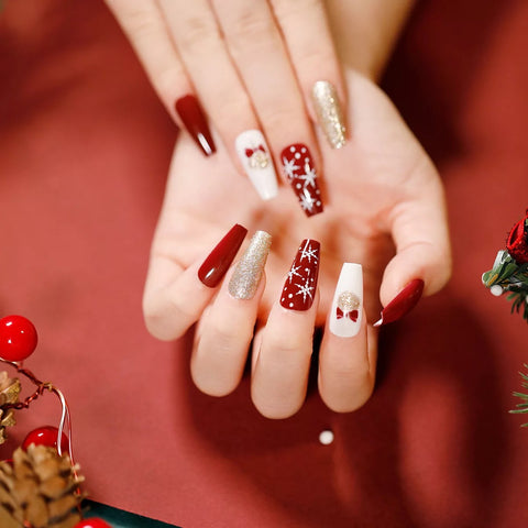 Merry Christmas - Press On Nails