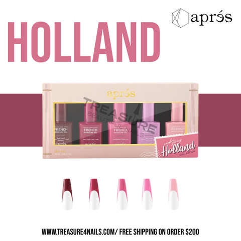 Apres French Manicure Gel Holland Ombre Set