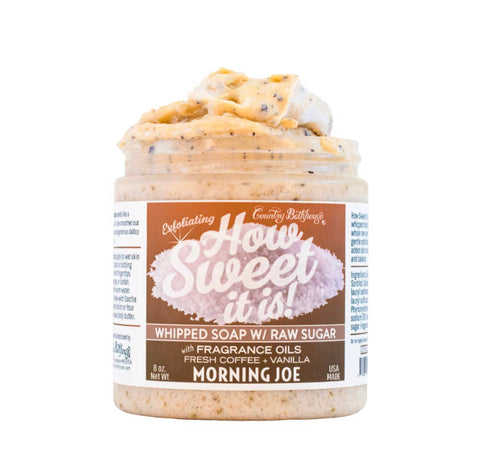 How Sweet It Is Whipped Soap with Raw Sugar - Morning Joe