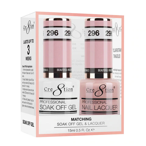 Cre8tion Matching Color Gel & Nail Lacquer 296