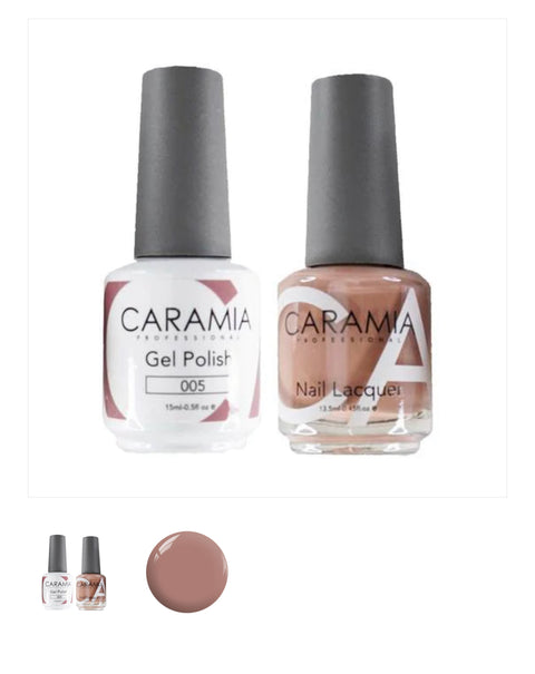 #005-Caramia Gel Polish & Matching Nail Lacquer Duo Set - 0.5oz