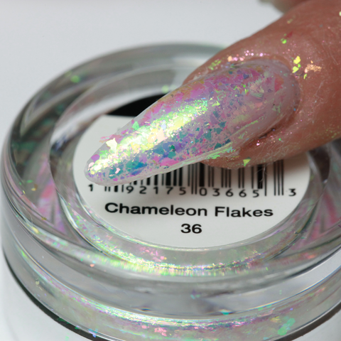 Cre8tion - Nail Art Effect - Chameleon Flakes - C01/ 36 Colors - 0.5g - Lamaisononlinestore