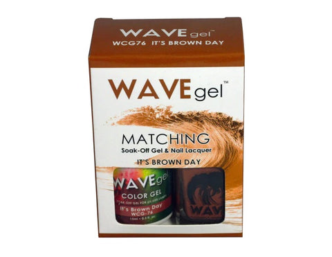 WAVEGEL MATCHING (#076) WCG76 IT'S BROWN DAY