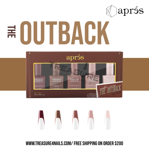 Apres French Manicure Gel Outback Ombre Set
