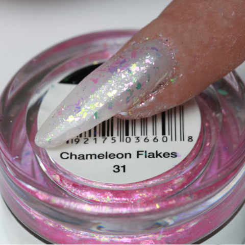 Cre8tion - Nail Art Effect - Chameleon Flakes - C01/ 36 Colors - 0.5g - Lamaisononlinestore