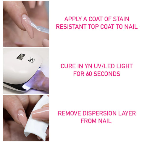 YOUNG NAILS - STAIN RESISTANT TOP COAT GEL, 1/3 OZ