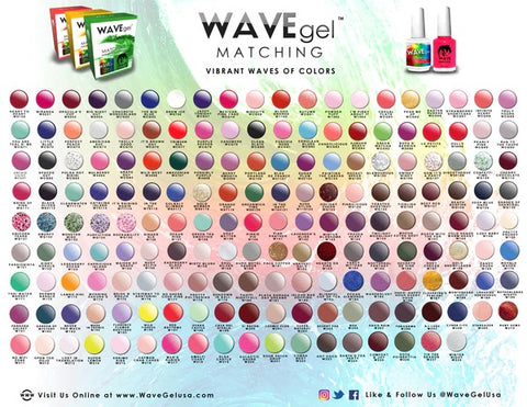 Wave Gel Duo Matching Colors (Gel Polish & Nail Lacquer) 0.5oz - 178 Colors Collection - $8.00/each