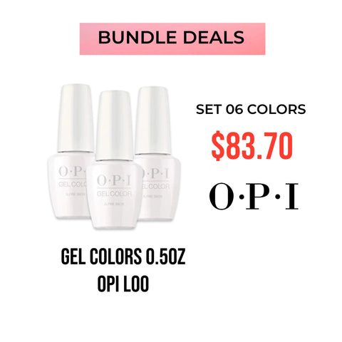 OPI Gel Colors - Alpine Snow - GC L00 - 6pcs/pack