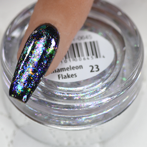 Cre8tion - Nail Art Effect - Chameleon Flakes - C01/ 36 Colors - 0.5g - Lamaisononlinestore